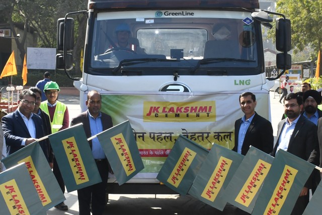 JK Lakshmi Cement secures 10 LNG trucks from GreenLine Logistics  